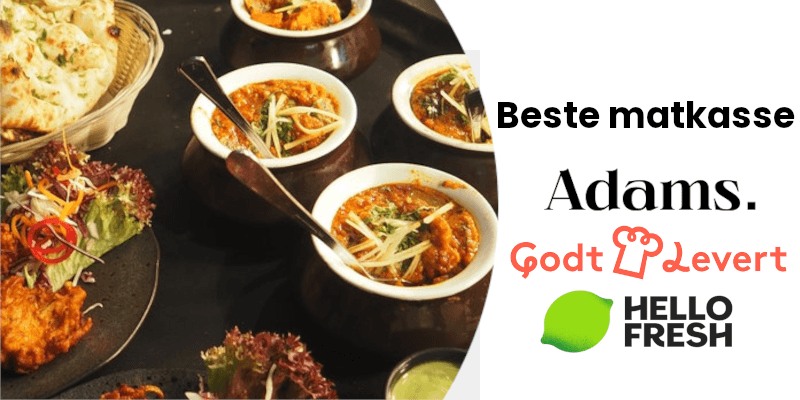 Beste matkasse 2023: Adams Matkasse vs Godt Levert vs HelloFresh